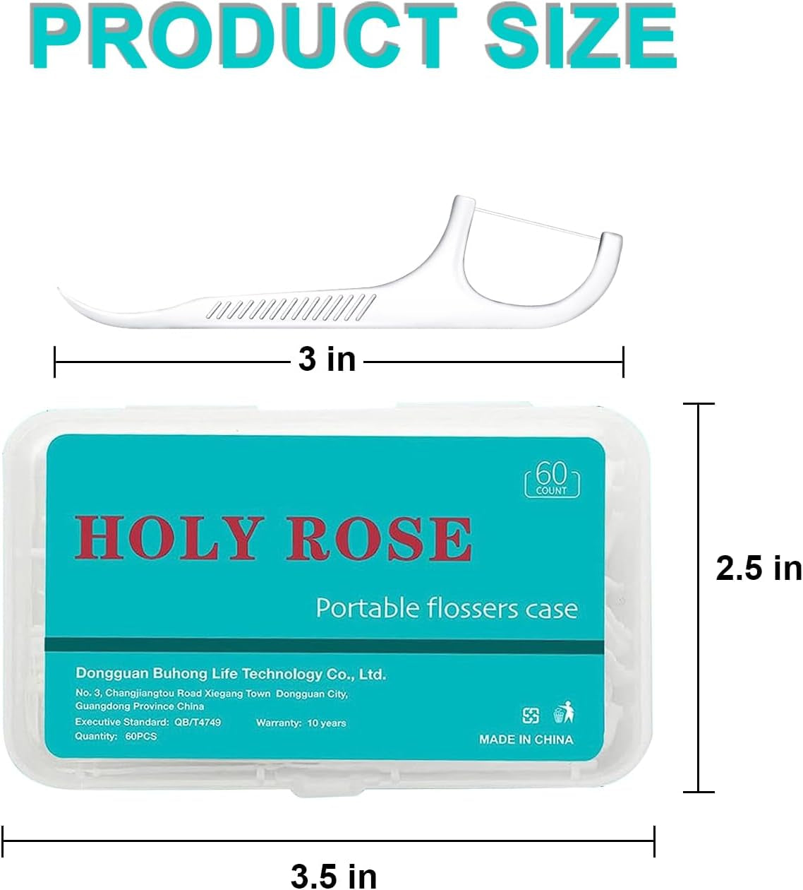 Portable Dental Floss Dispenser 2 Box, Portable Floss Picks Case with Adult Floss Sticks 80 Count,Flossers Toothpicks Boxs Perfect for Home,Travel Cleaning Teeth Oral Care Best Tool(Pink)