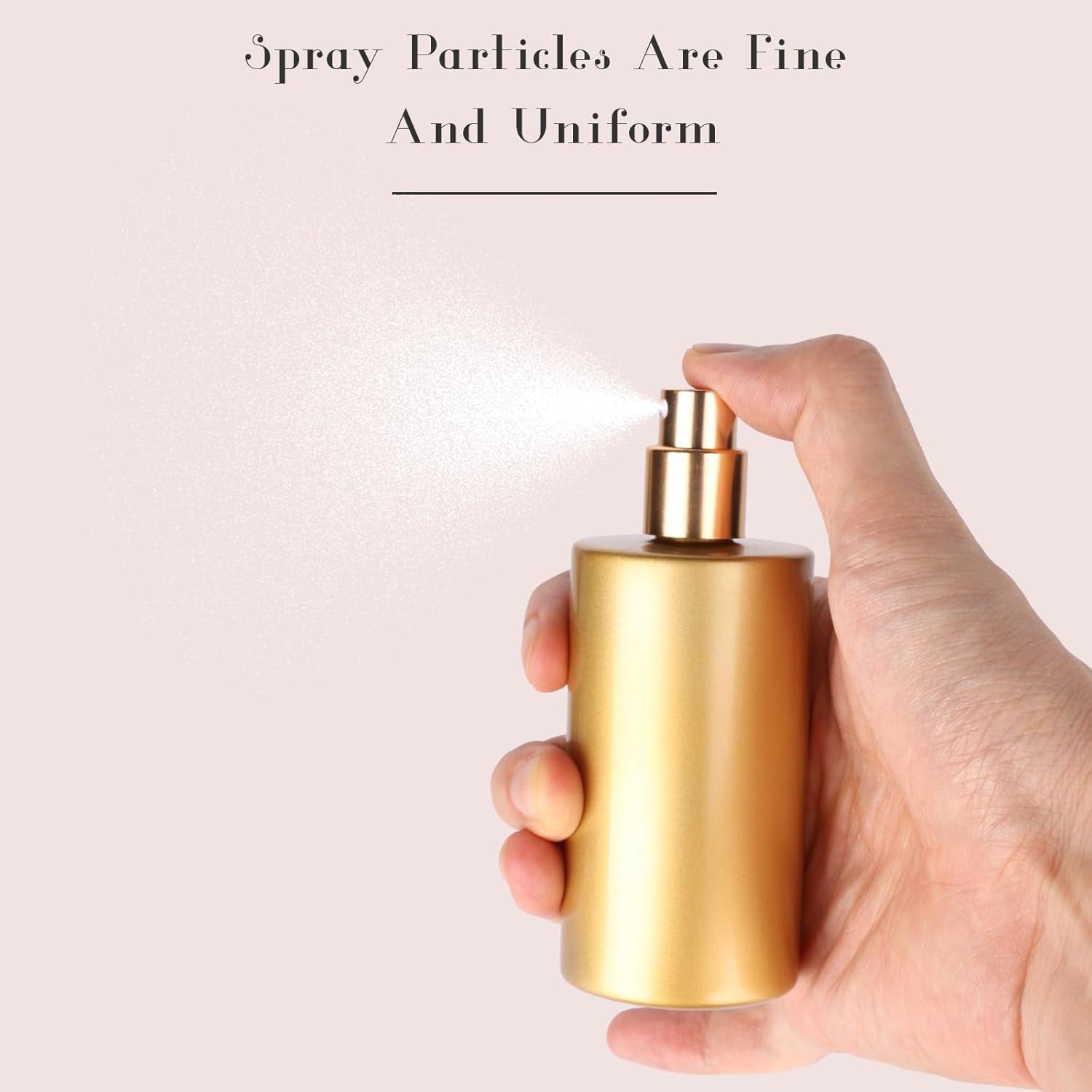 2Pcs 50Ml Glass Spray Bottle for Perfume,Refillable Travel Perfume Atomizer Bottles,Black&Gold Portable Cologne Atomizer Empty Bottle.(Black&Gold)